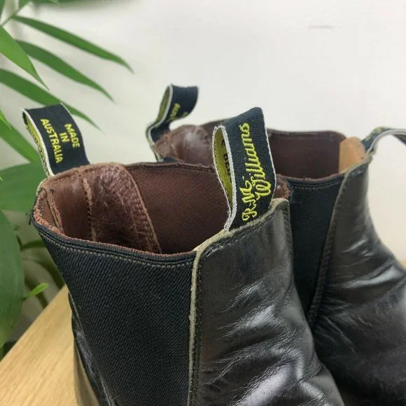 R.M. Williams Black Leather Chelsea Boot Size 6.5H Craftsman Men's Unisex - Picture 2 of 9